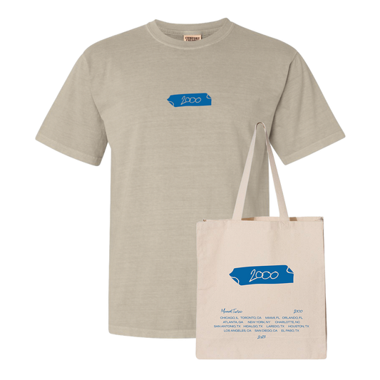2000 Sandstone Tour Tee + Tour Tote